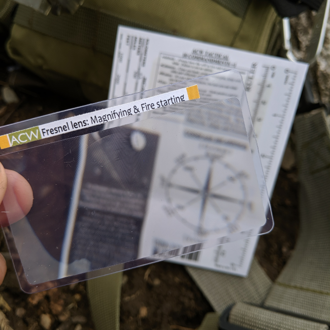 Tiny acw survival guide fresnel acw