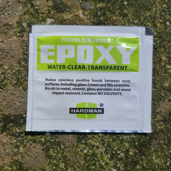 transparent epoxy, survival glue