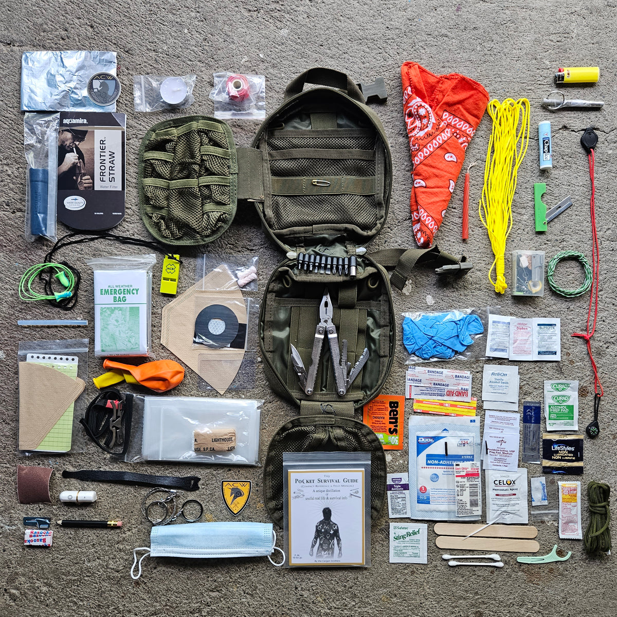 Custom survival kit one shot ACW