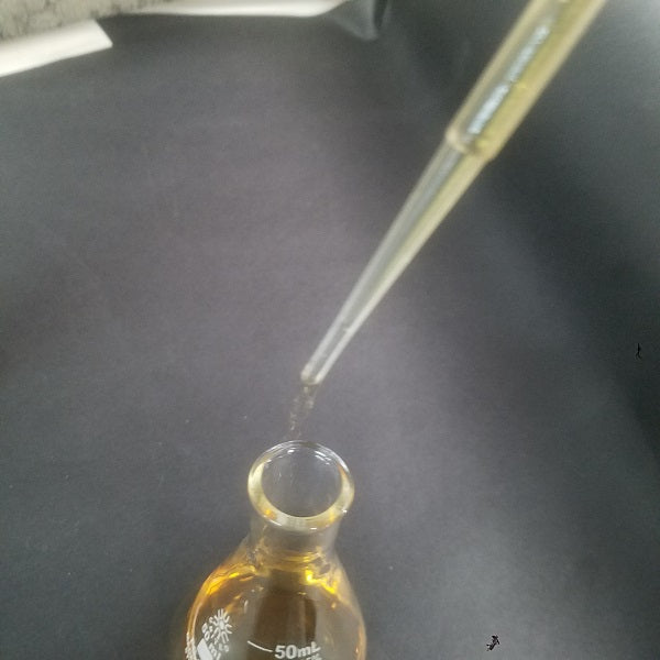 ACW pipet whiskey sample