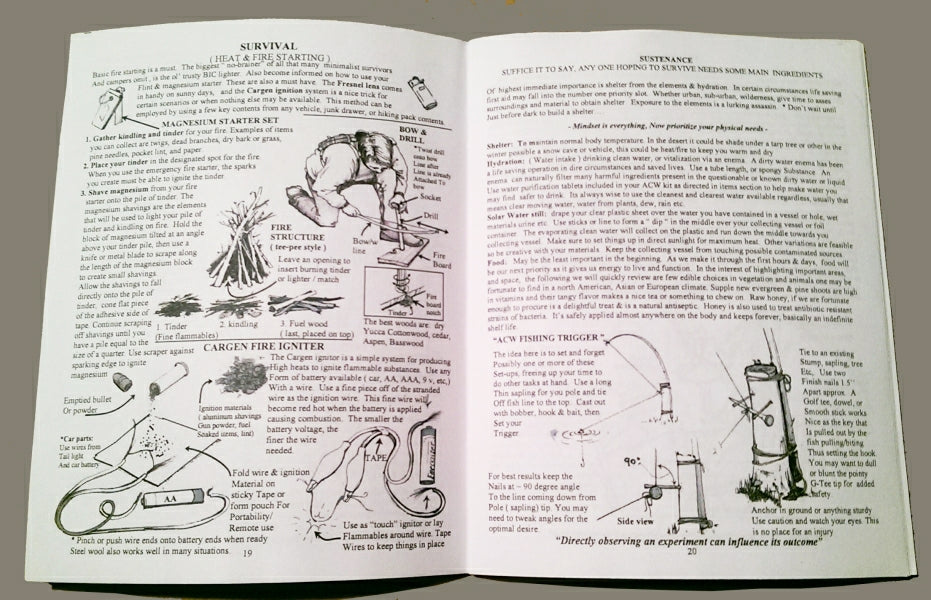 TINY SURVIVAL GUIDE (ACW COMPACT FIELD MANUAL)