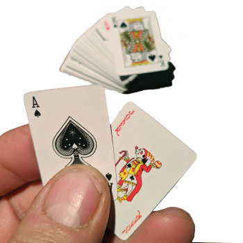 tiny playing cards